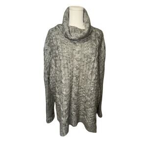 Everly Oversized Gray Sweater Sz OS